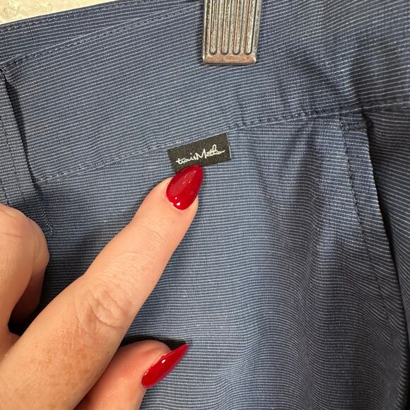 Travis Mathew Mens Beck Golf Shorts 10” in Vintage Indigo Blue Size 40 - Picture 3 of 11